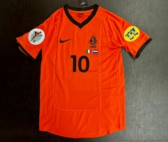 Camiseta RETRO Holanda Titular Bergkamp 2000 - tienda online