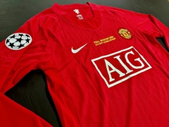 Camiseta Manchester United Retro Titular Ronaldo 2007/08 Manga Larga en internet