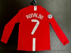 Imagen de Camiseta Manchester United Retro Titular Ronaldo 2007/08 Manga Larga
