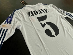 Camiseta Real Madrid Titular Zidane 2001/02 Manga Larga en internet