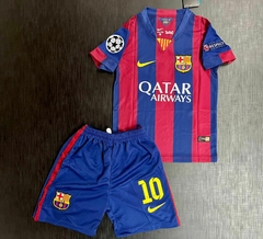 Kit de Niños Retro Barcelona Titular Messi 2014/15 - tienda online