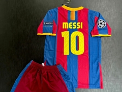 Kit de Niños Retro Barcelona Titular Messi 2010/11 - comprar online