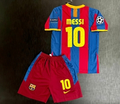 Kit de Niños Retro Barcelona Titular Messi 2010/11 - tienda online