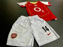 Kit de Niños Retro Arsenal Titular Henry 2004/05 - tienda online