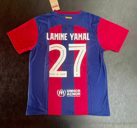Camiseta Barcelona 2023/24 Titular Lamine Yamal 27