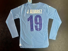 Camiseta Manga Larga Manchester City Authentic Titular Alvarez 2023/24 Match