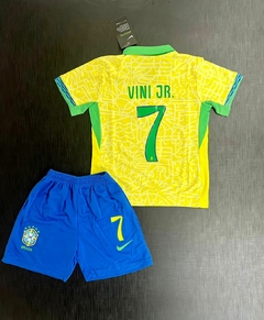 Kit de Niños Brasil Titular Vini Jr 2024/25 - comprar online