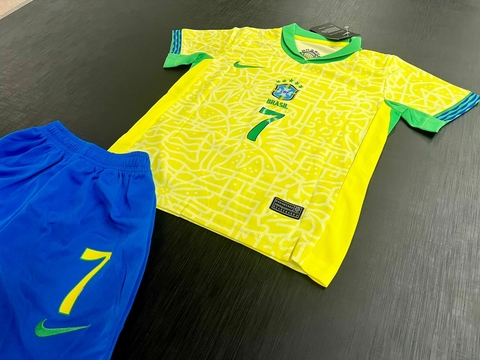 Kit de Niños Brasil Titular Vini Jr 2024/25