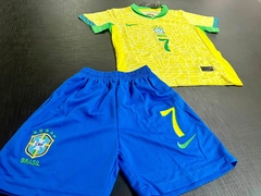 Kit de Niños Brasil Titular Vini Jr 2024/25 en internet