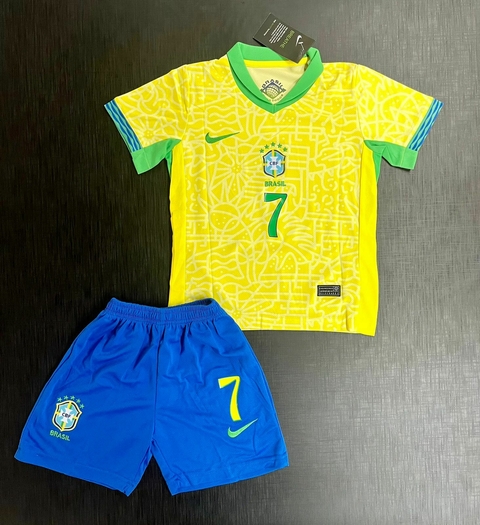 Kit de Niños Brasil Titular Vini Jr 2024/25