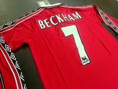 Camiseta RETRO Manga Larga Manchester United Titular 1998/99 Beckham en internet