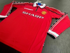 Camiseta RETRO Manga Larga Manchester United Titular 1998/99 Beckham - tienda online
