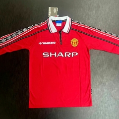 Camiseta RETRO Manga Larga Manchester United Titular 1998/99 Beckham