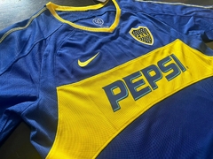 Camiseta RETRO Manga Larga Boca Titular Donnet 2003 - Janisal Deportes
