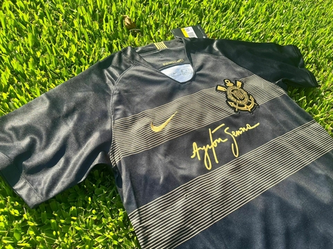 Camiseta RETRO Corinthians Negra 2019/20 Homenaje Ayrton Senna
