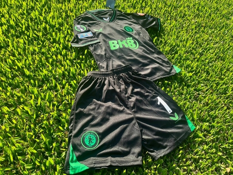 Kit de Niños Aston Villa Negro Martinez 2023/24