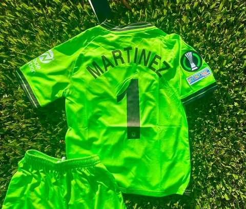 Kit de Niños Aston Villa Verde Martinez 2023/24