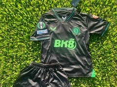 Kit de Niños Aston Villa Negro Martinez 2023/24 - Janisal Deportes