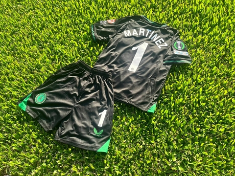 Kit de Niños Aston Villa Negro Martinez 2023/24