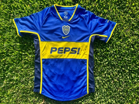 Camiseta RETRO Boca Titular 2002 Roman