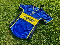 Camiseta RETRO Boca Titular 2002 Roman - Janisal Deportes