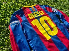 Camiseta RETRO Barcelona Manga Larga Titular Messi 2010/11 - Janisal Deportes