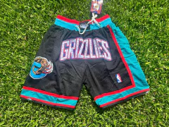 Short NBA Memphis Grizzlies Negro (bolsillos con cierres) - comprar online