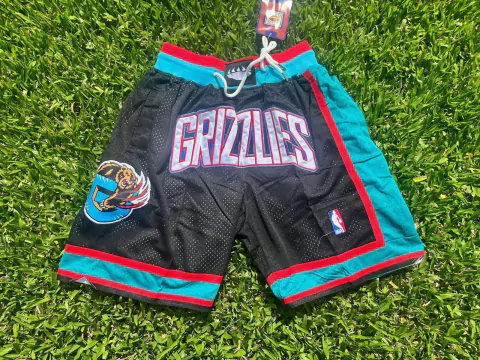 Short NBA Memphis Grizzlies Negro (bolsillos con cierres)