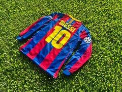 Camiseta RETRO Barcelona Manga Larga Titular Messi 2010/11