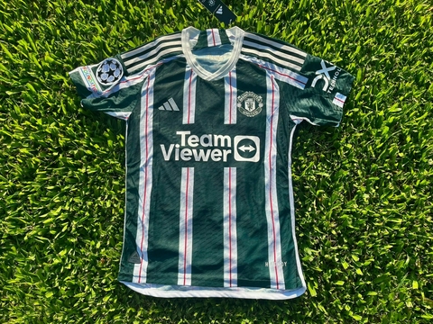 Camiseta Manchester United Verde Garnacho 2023/24 Heatrdy