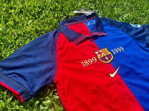 Camiseta RETRO Barcelona Titular Rivaldo 1999/00