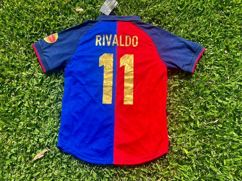 Camiseta RETRO Barcelona Titular Rivaldo 1999/00