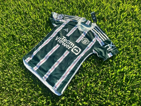 Camiseta Manchester United Verde Garnacho 2023/24 Heatrdy