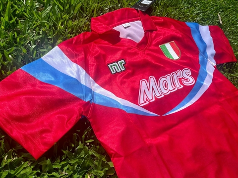 Camiseta RETRO Napoli Roja Maradona 1990/91