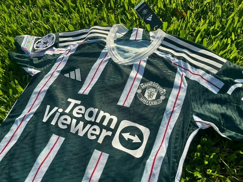Camiseta Manchester United Verde Garnacho 2023/24 Heatrdy