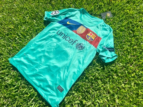 Camiseta RETRO Barcelona Suplente Verde Messi 2010/11
