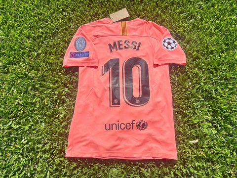 Camiseta RETRO Barcelona Suplente Rosa Messi 2020/21