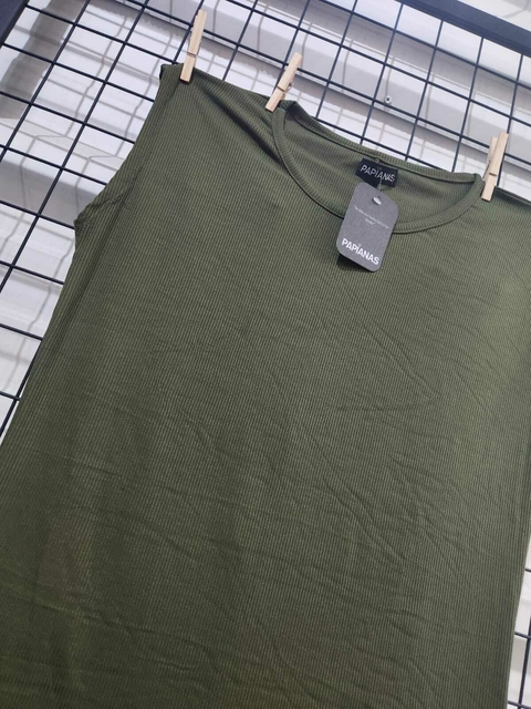 Remera Atenas Morley Verde Militar