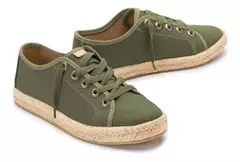 ZAPATILLA SNEAKER VERDE MILITAR en internet