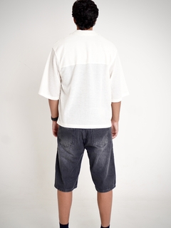 Camisa Bottom Croche Off White - loja online