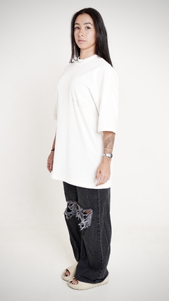 Camiseta Oversized Essential Off White