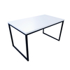 Mesa em mdf pés Industria 120x050 cinza