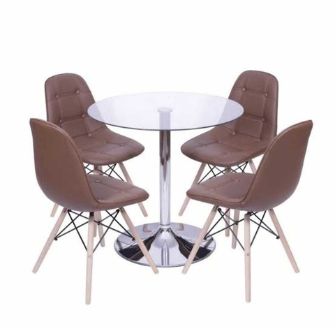 MESA APOLO TAMPO VIDRO