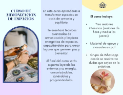 Curso de Armonización y limpieza energética de espacios