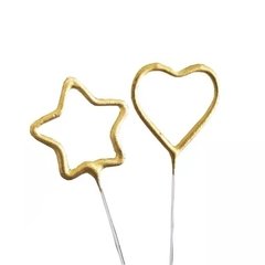 VELA SPARKLERS - DORADO - Más que papelitos