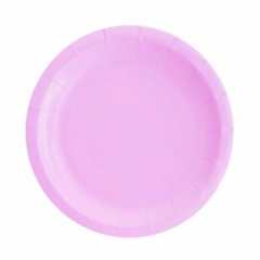 PLATO POLIPAPEL PASTEL X10 - comprar online