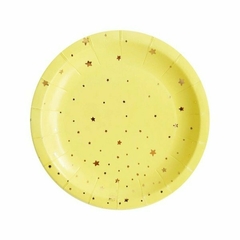 PLATO POLIPAPEL CON ESTRELLAS X10 en internet
