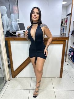 VESTIDO FRANZIDO FRENTE ÚNICA na internet