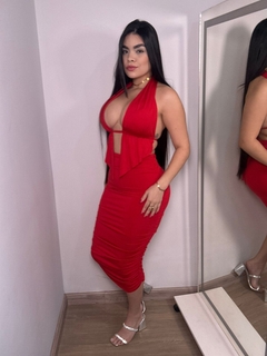 CONJUNTO MIDI COM BATINHA - vermelho na internet