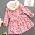 Vestido Manga Longa Gola Peluciada - comprar online